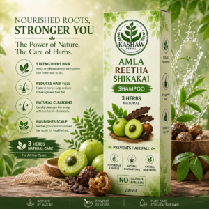 kashaw herbal amla reetha shikakai shampoo